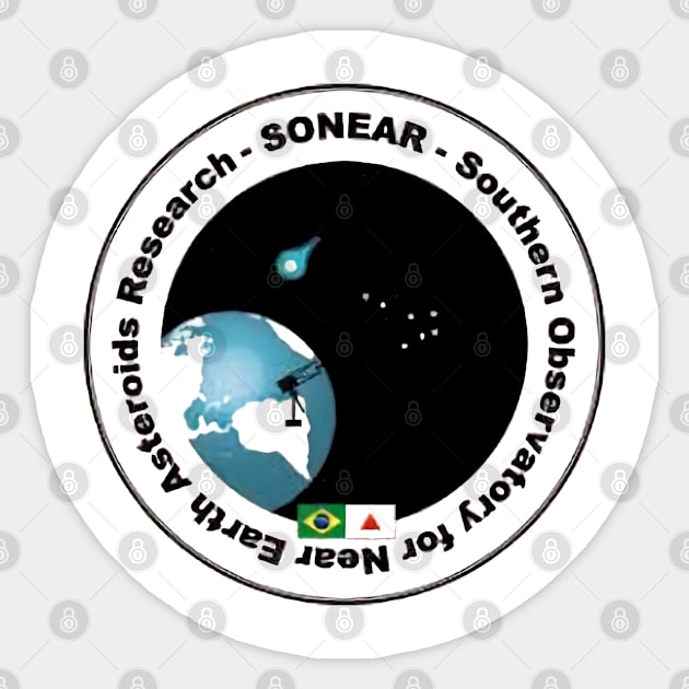 Southern Observatory for Near Earth Asteroids Research Logo Sticker by Spacestuffplus